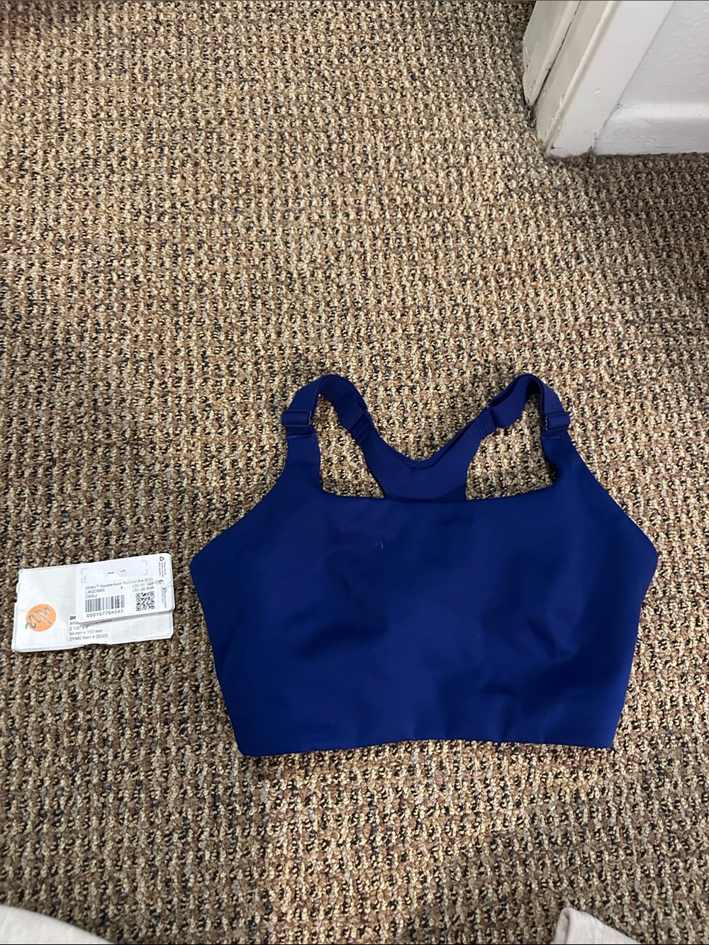 NWT LULULEMON ultra Lu square neck workout bra d/dd